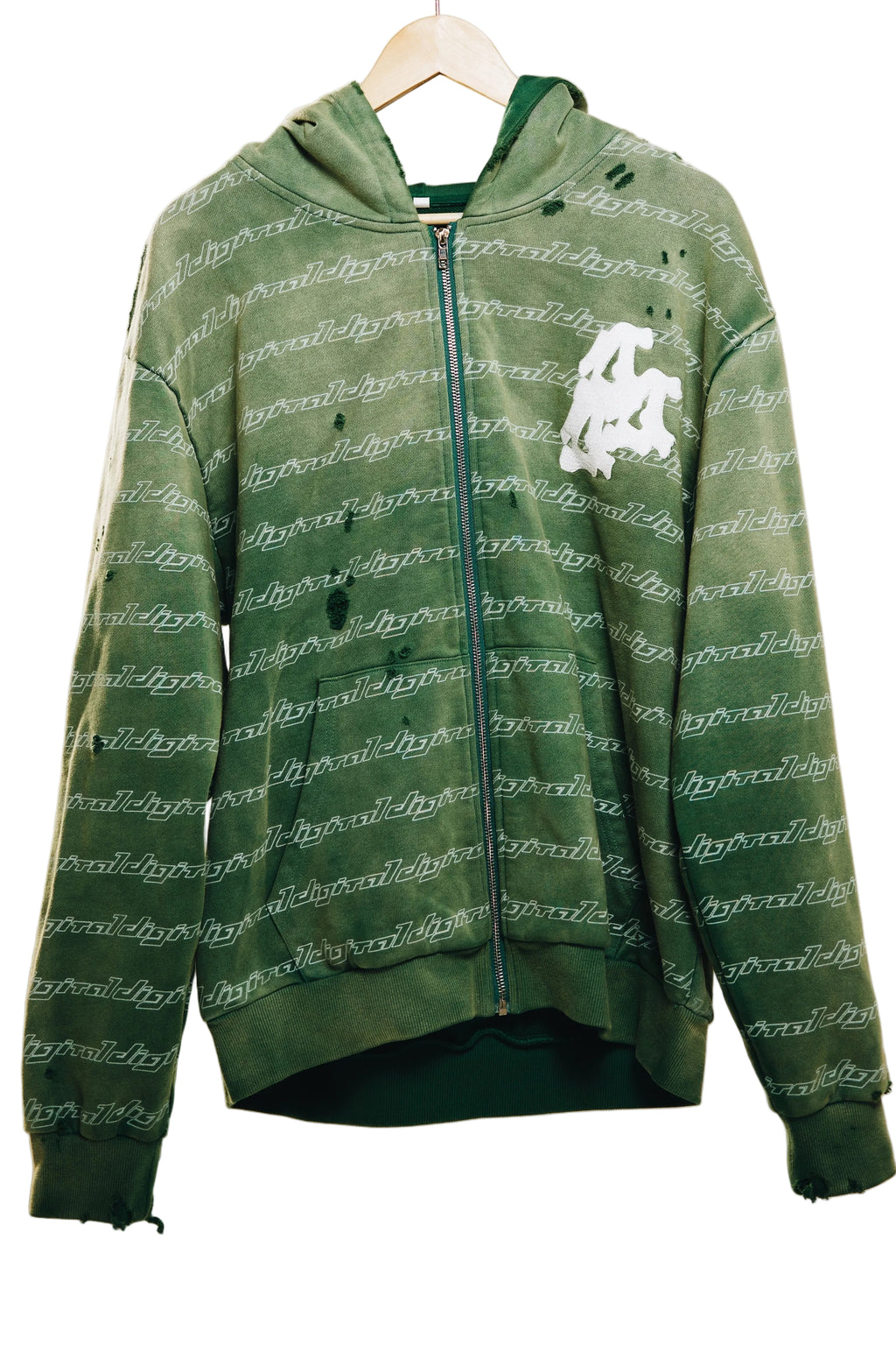 Digital Coded Zip-up