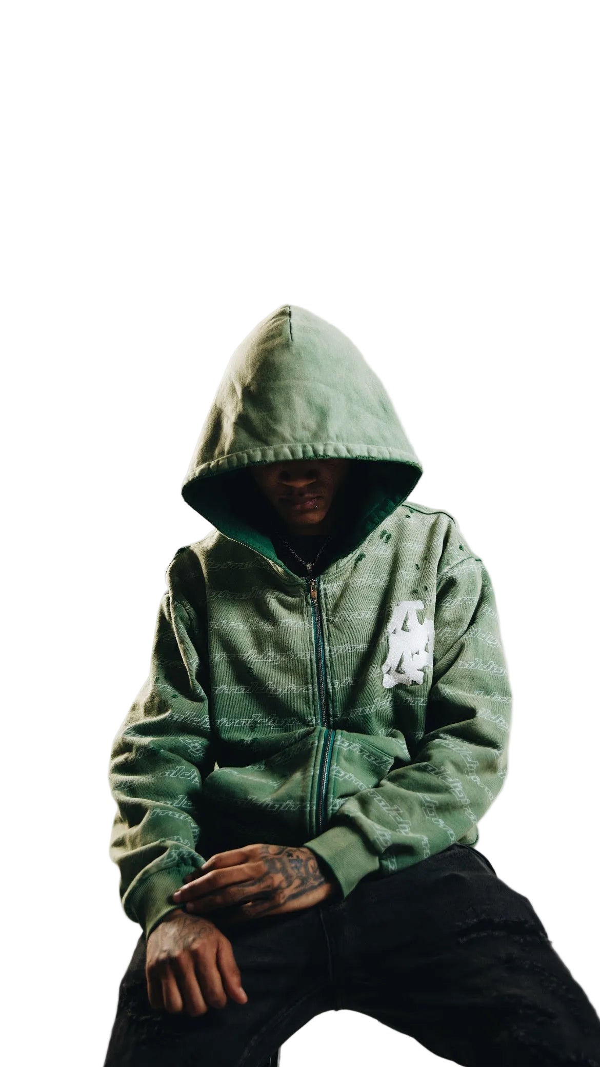 Digital Coded Zip-up