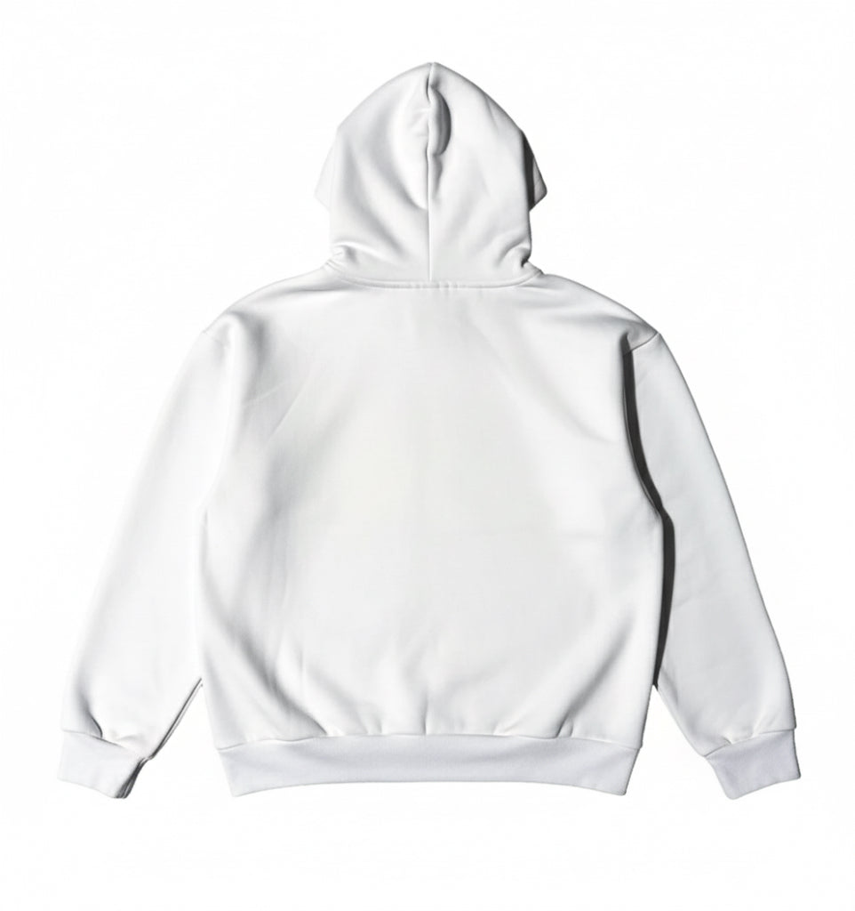 white hoodie ''digital world''