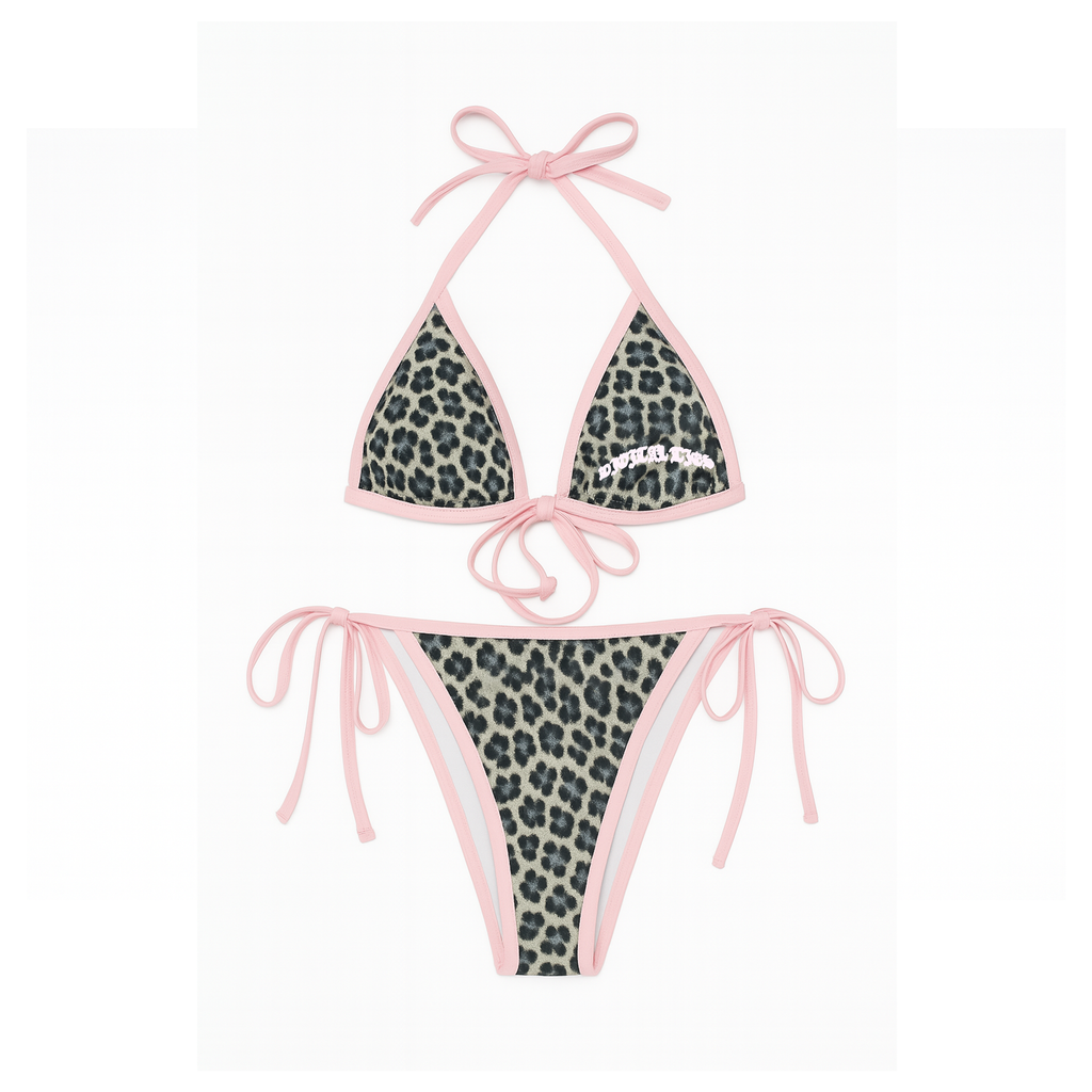 Digital Ties Leopard Bikini Set