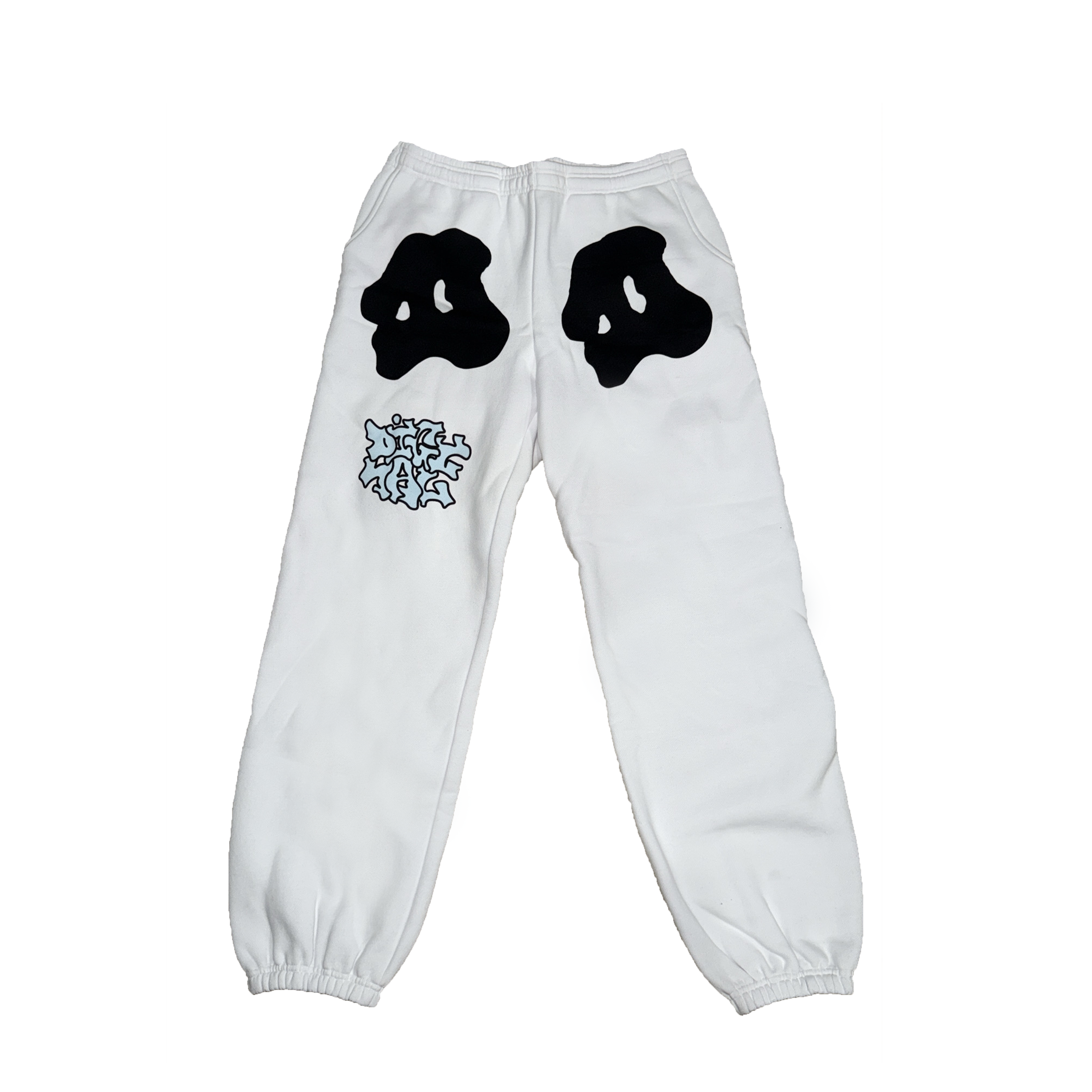white sweatpants ''digital world''